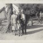 Johnnie Whiteside Favors and Lawrence Favors and their oldest son Lloyd.