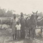 Joe Pearl, Manard and Raymond Harvey in Texas